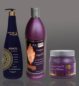 Package No. 20 - Ayas Purple, Morocco Shampoo & Morocco Mask